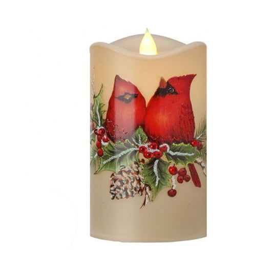 Cardinal Couple Candle