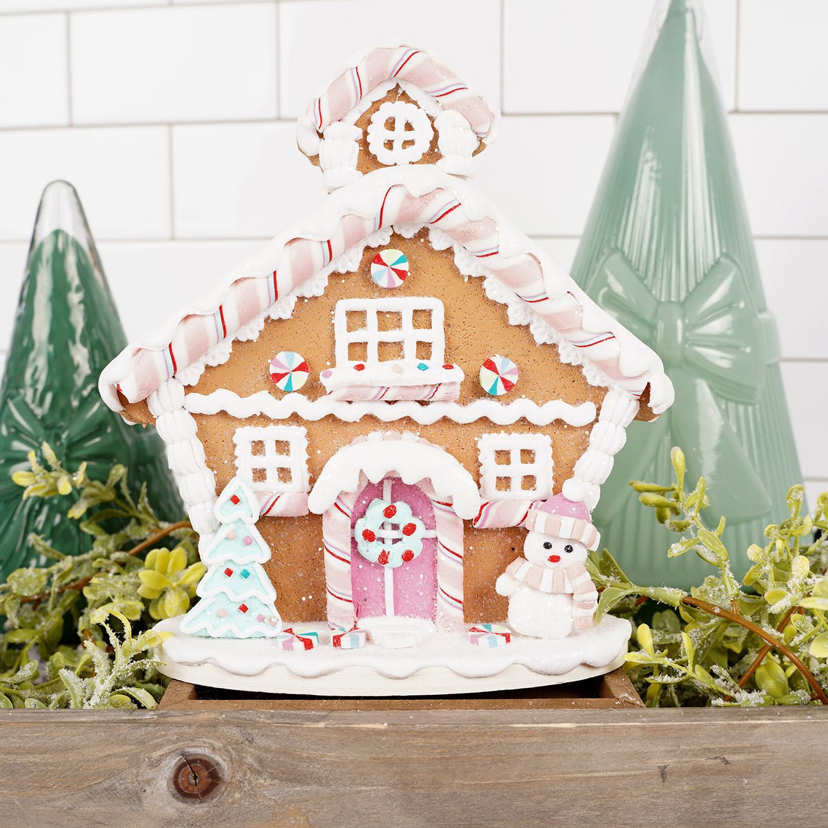 Candy Gingerbread House Flat Design - Christmas Place