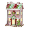 14 Inch LED Marshmallow Gingerbread House - Christmas Place