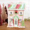14 Inch LED Marshmallow Gingerbread House - Christmas Place