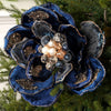28In Midnight Blue Glamour Magnolia Stem - Christmas Place