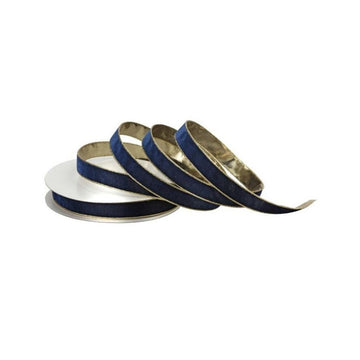 1X20 Midnight Blue Velvet Ribbon