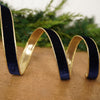Midnight Blue Velvet Ribbon - Christmas Place