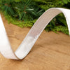 White Wired Velvet Ribbon - Christmas Place