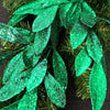 20In Green Sequin Glitter Laurel Spray - Christmas Place