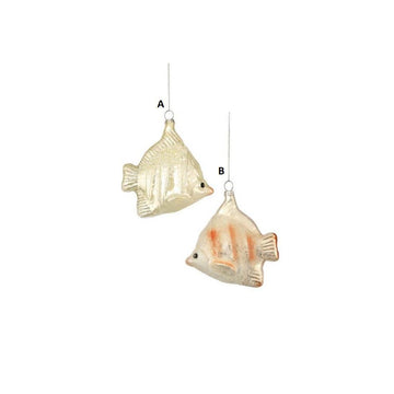 Pearl Glass Angel Fish Ornament