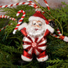 Glass Candy Santa Gingerbread Ornament - Christmas Place