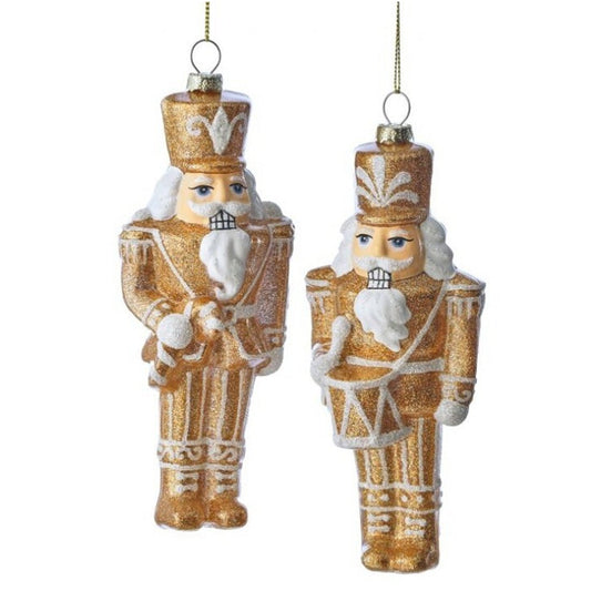 Glass Gingerbread Nutcracker Ornaments - Christmas Place