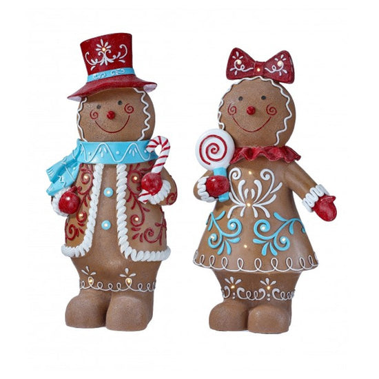 LED Gingerbread Man Woman - Christmas Place