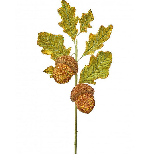 Beaded Acorn Spray - Christmas Place