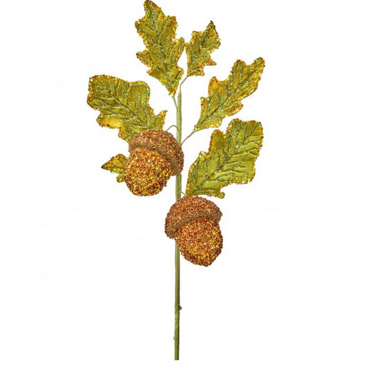 Beaded Acorn Spray - Christmas Place