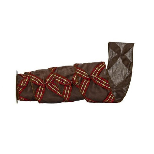 Black Red Plaid Bowtie Ribbon - Christmas Place