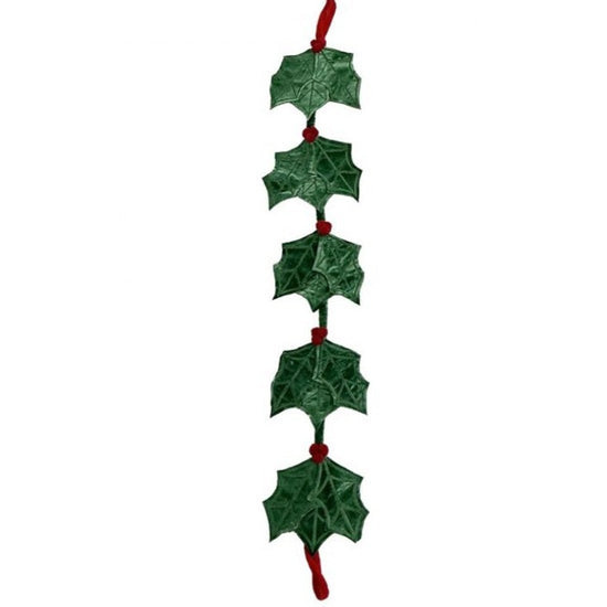Velvet Holly Berry Garland - Christmas Place