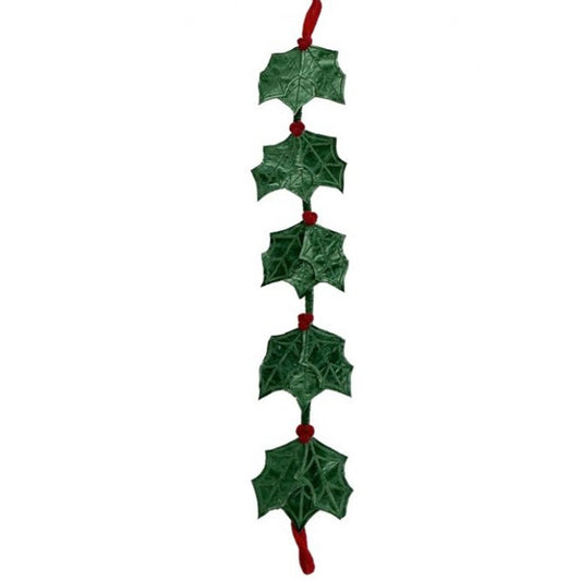 Velvet Holly Berry Garland