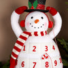24.5Inch Red White Snowman Countdown