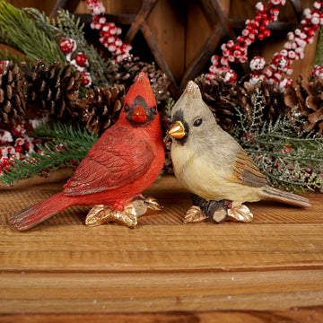 4Inch Cardinal On Branch - Christmas Place