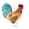Kurt Adler Noble Gems Rooster Ornament 3.5 inches height - Christmas Place