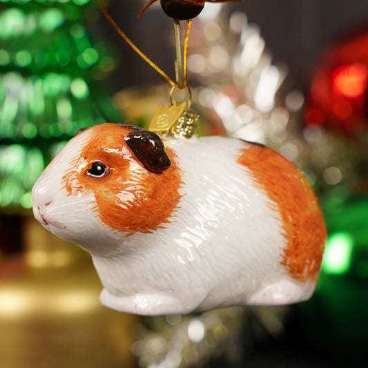 Noble Gems Guinea Pig Ornament - Christmas Place
