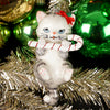 Noble Gems Cat with Candy Cane Ornament
