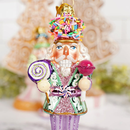 Kurt Adler Noble Gems Glass Nutcracker Ornaments - Christmas Place