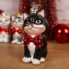NG Cat With Bow Ornament - Christmas Place