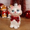 NG Cat With Bow Ornament - Christmas Place