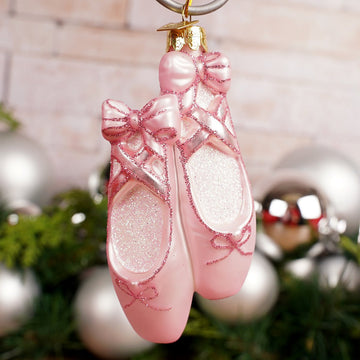 Noble Gems Ballet Slippers Ornament - Christmas Place