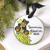 Bear In Tree Christmas In Tennessee Ornament