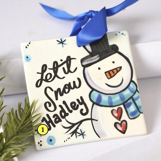NWC Let It Snow Square - Christmas Place