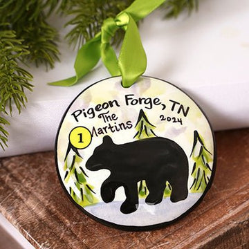 Winter Bear Pigeon Forge, Tn Ornament - Christmas Place