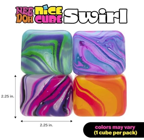 NeeDoh Nice Cube Swirl - Christmas Place