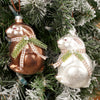 Glass Bunny Christmas Ornament 2 Styles - Christmas Place