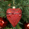 Red Heart Box Design Christmas Ornament - Christmas Place