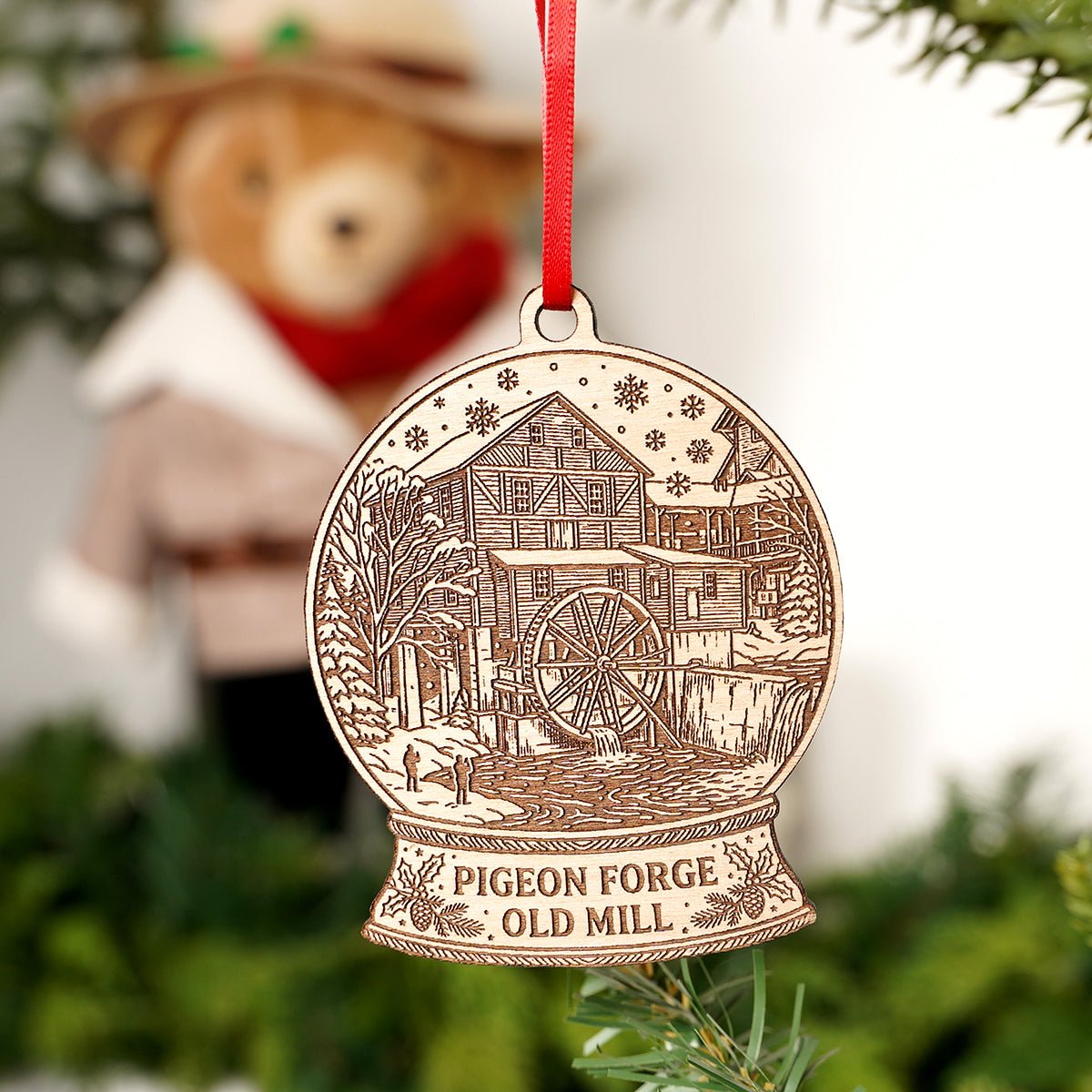 Pigeon Forge Old Mill Ornament - Christmas Place