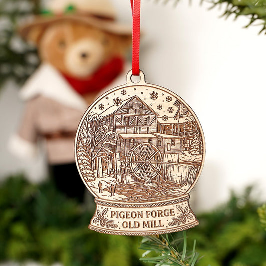 Pigeon Forge Old Mill Ornament - Christmas Place