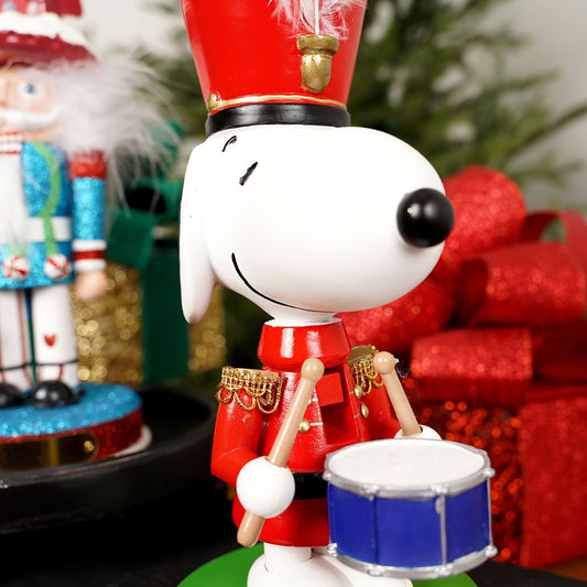 Snoopy the Drummer Nutcracker - Christmas Place