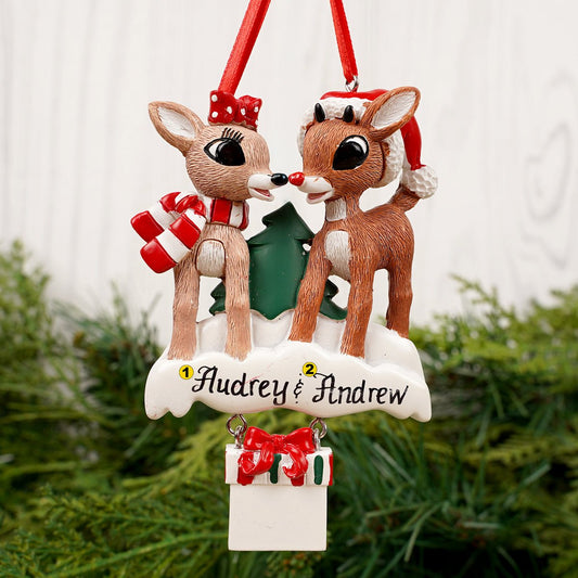 Rudolph and Clarice Family of 3 - Christmas Place
