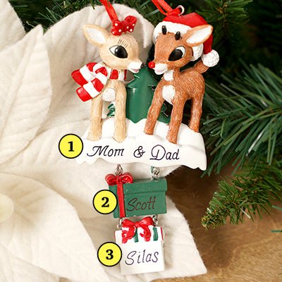 Rudolph and Clarice Family of 4 - Christmas Place