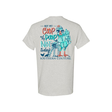 Not My Coop Poop Ash Grey SM