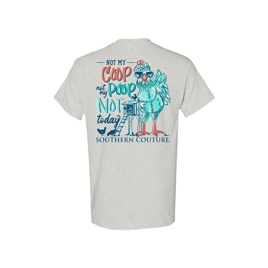 Not My Coop Poop Ash Grey SM