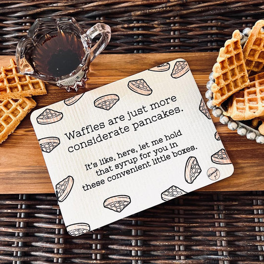 Waffle More Considerate Swedish Dishcloth