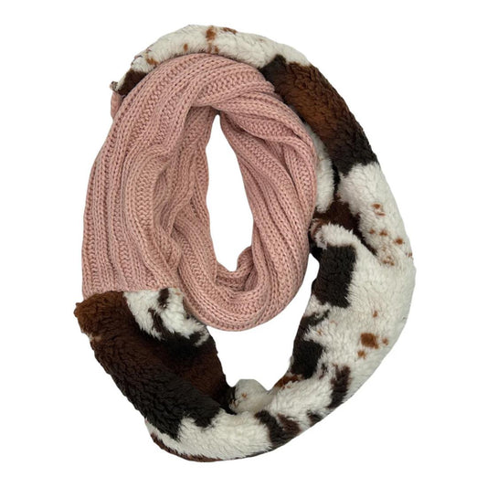 Indi Pink Cow Scarf