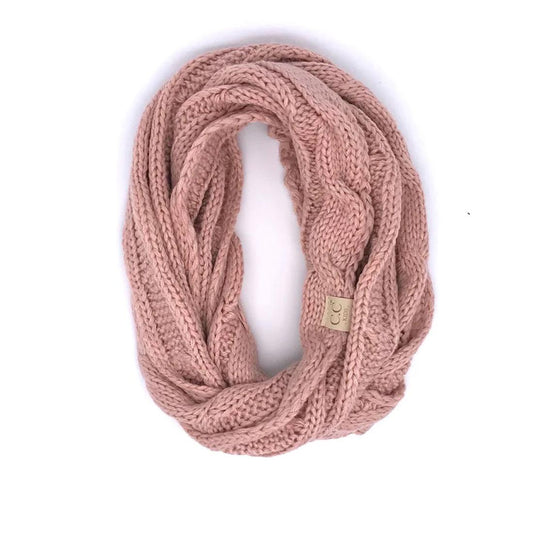 Kids Indi Pink Infinity Scarf