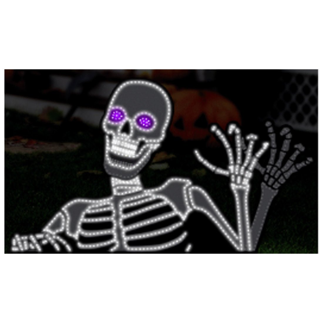 22IN LED RISING WAVING SKELETON - Christmas Place