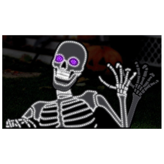 22IN LED RISING WAVING SKELETON