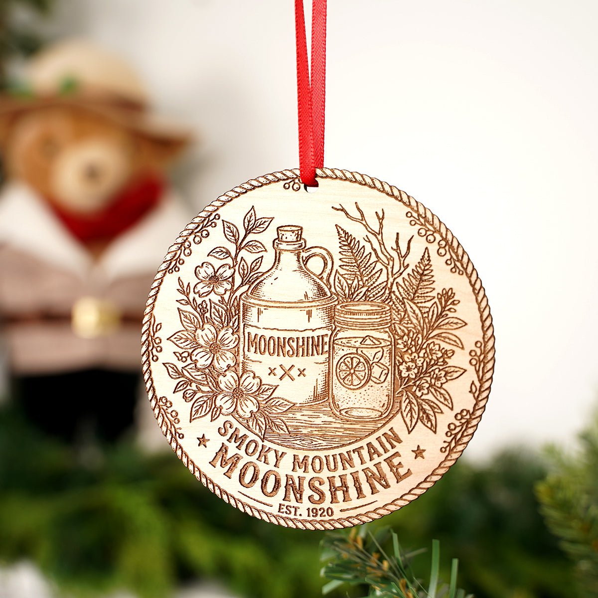 Smoky Mountain Moonshine Ornament - Christmas Place
