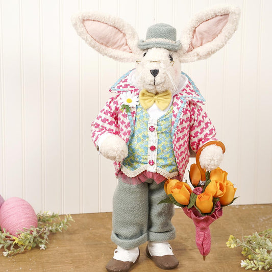 Floral Umbrella Bunny