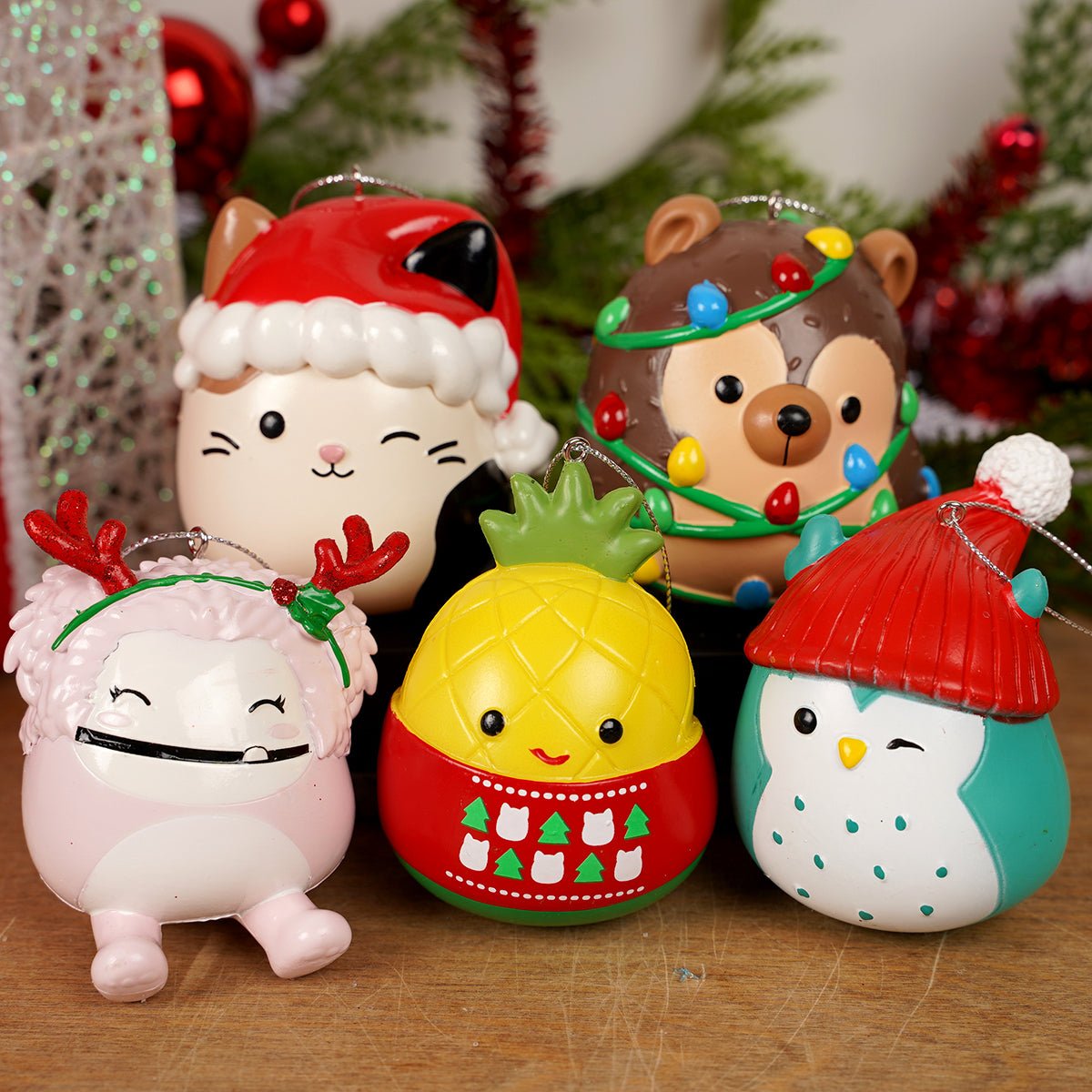 Squishmallow Ornaments 5 Styles Available- Christmas Place