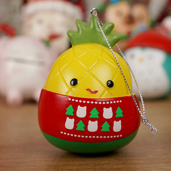 Maui Pineapple Squishmallow Ornaments 5 Styles Available - Christmas Place