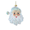Glass Santa Head Christmas Ornament Christmas Place